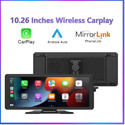 Drive Smart: 10.26-Inch Wireless CarPlay & Android Auto Multimedia Video Player